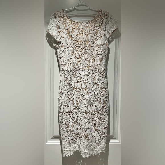 LuLus White Lace Dress - Picture 2 of 7